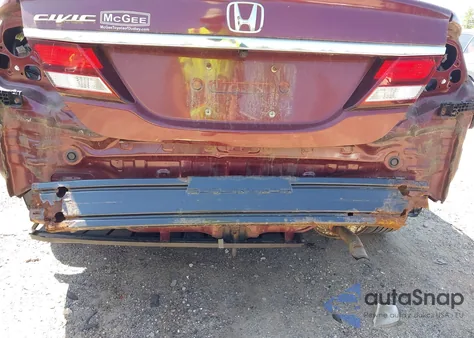 2013 Honda Civic Ex из США, поврежденный, VIN 2HGFB2F86DH507243